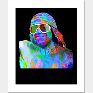 Randy savage//Rainbow Color Posters and Art